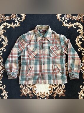 Sears Plaid Flannel Jacket